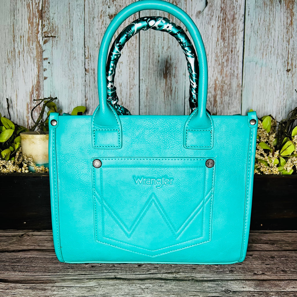 Wrangler Western Desert Paisley Tote Bag