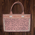 Montana West Floral Tooled Tote Bag