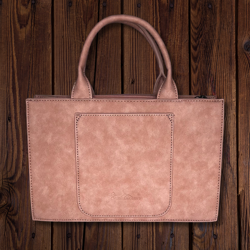 Montana West Floral Tooled Tote Bag