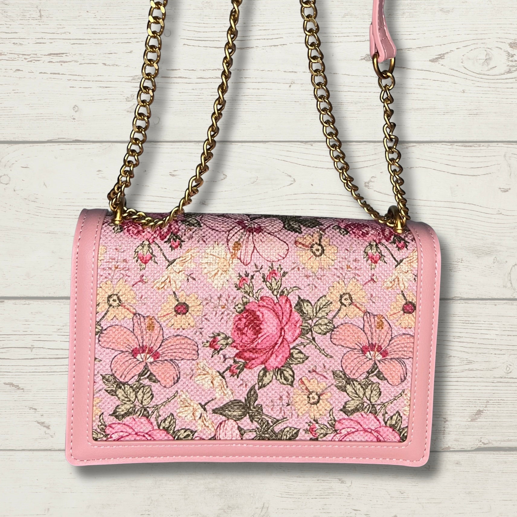 Wrangler Floral Print Chain Crossbody Bag