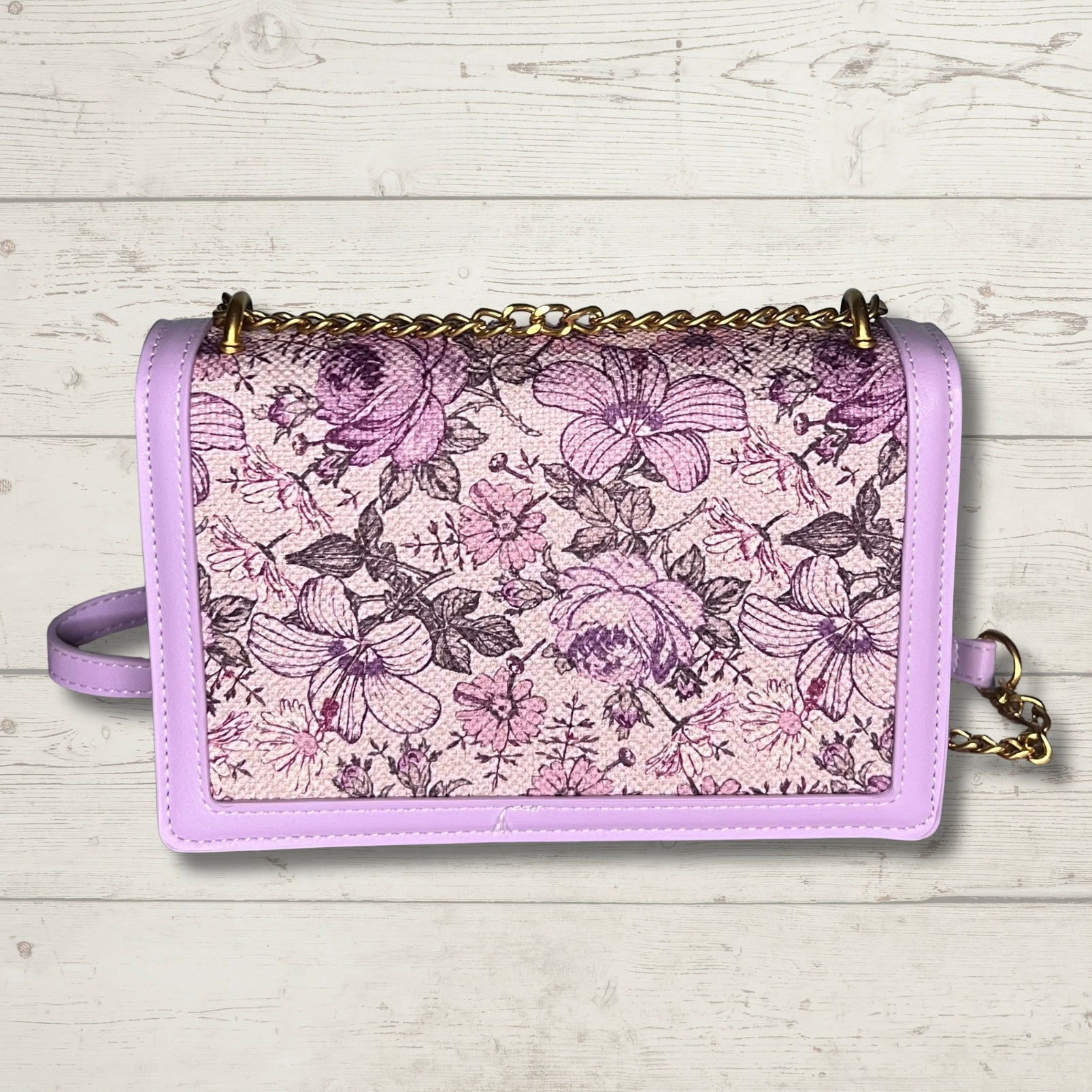 Wrangler Floral Print Chain Crossbody Bag