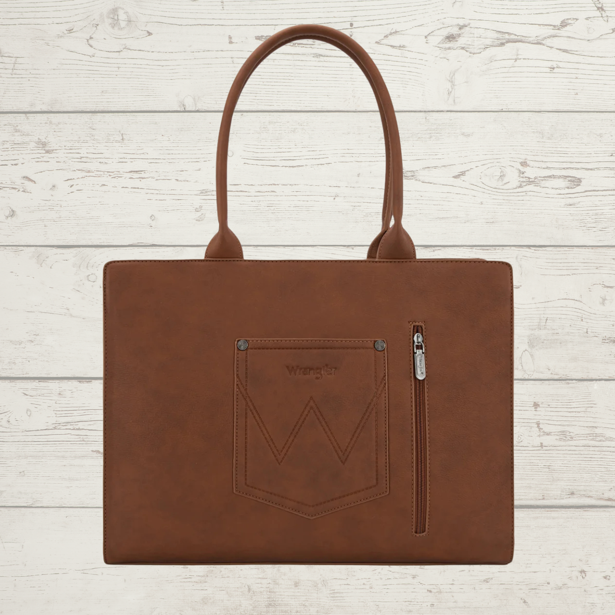 Wrangler Horseshoe Cutout Carry-All Large Tote Bag