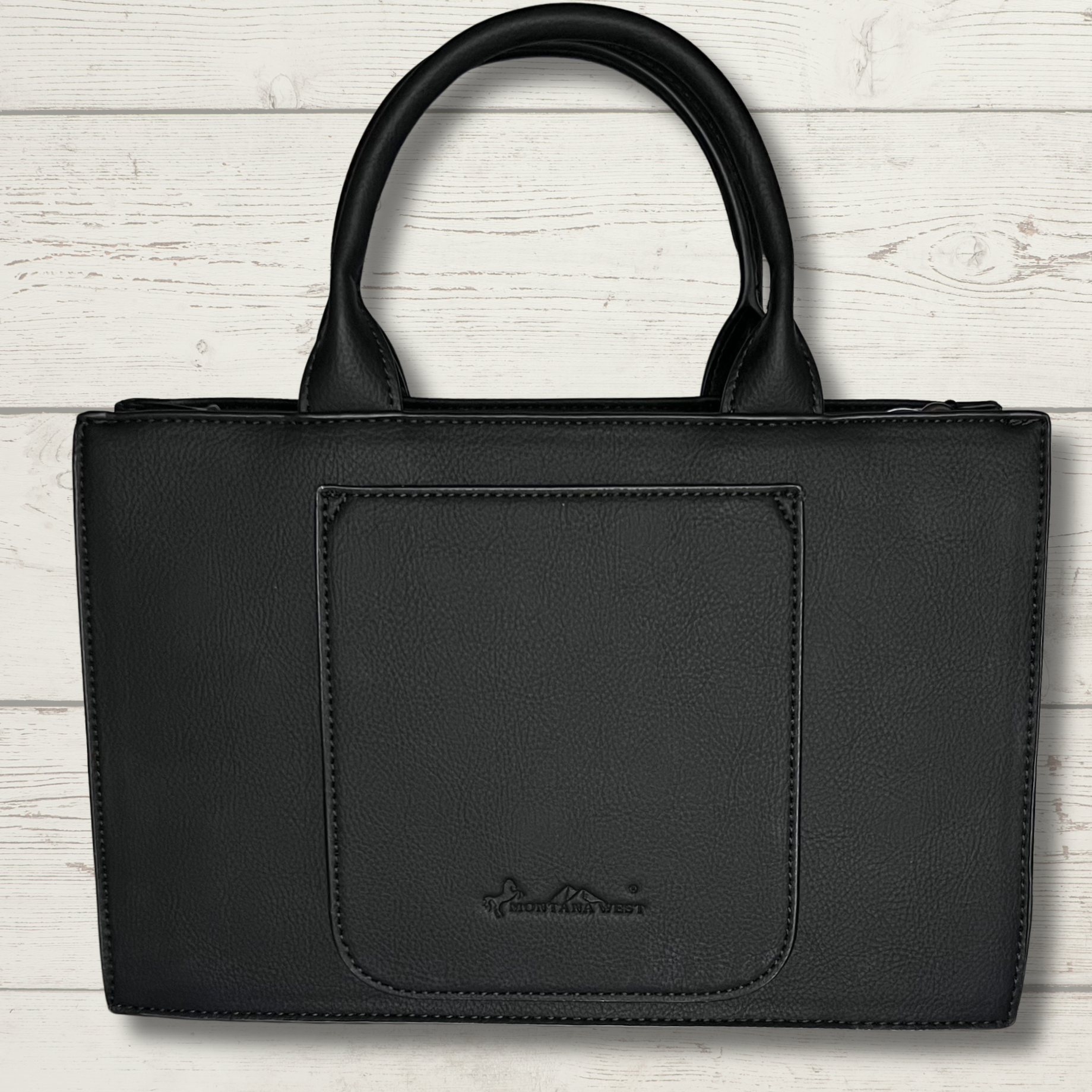 Montana West Floral Tooled Tote Bag