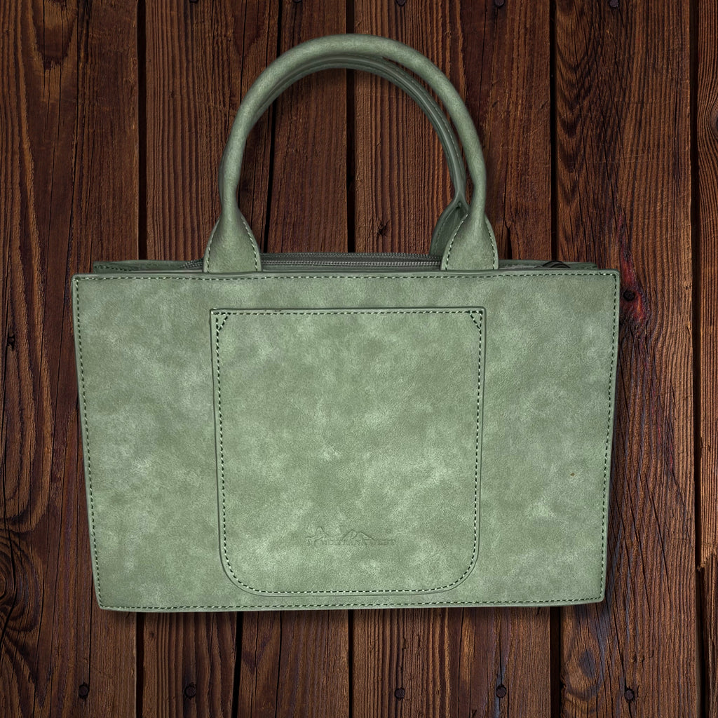 Montana West Floral Tooled Tote Bag