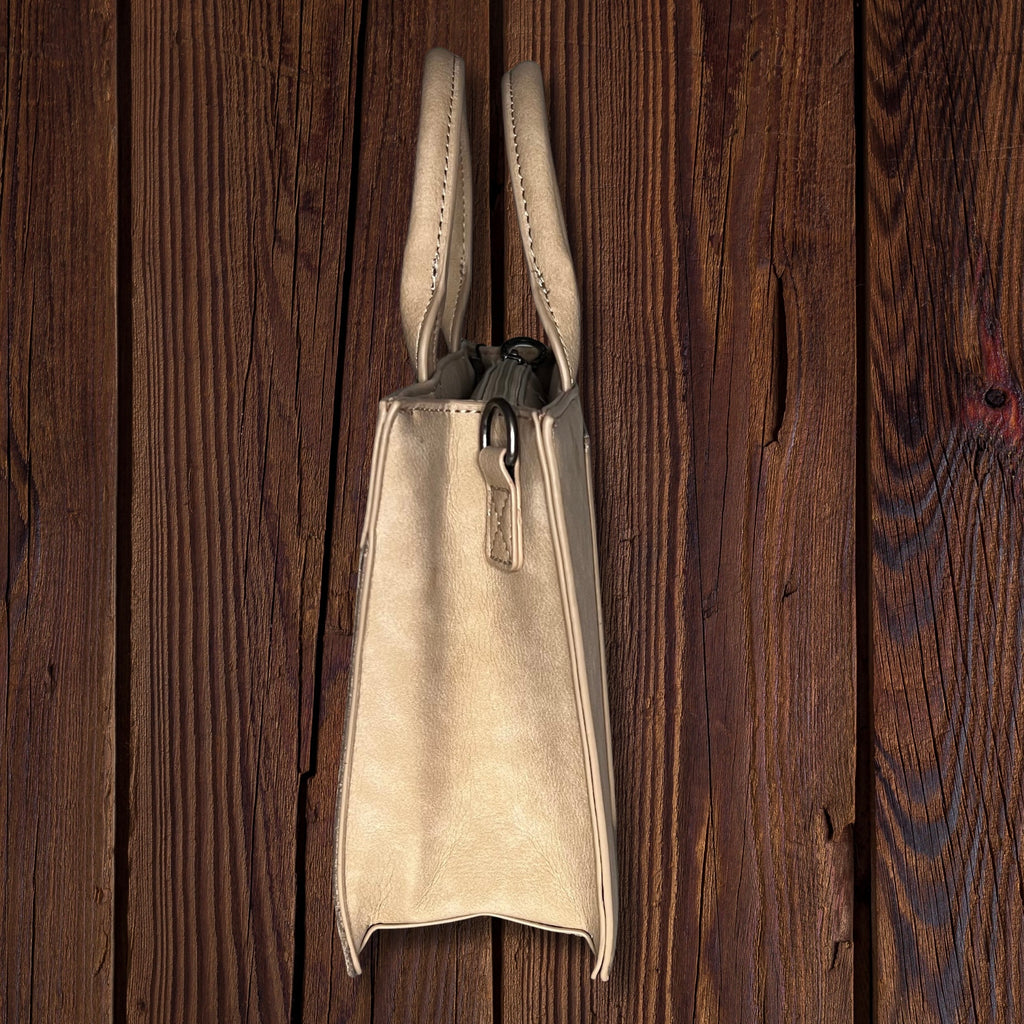 Montana West Floral Tooled Tote Bag