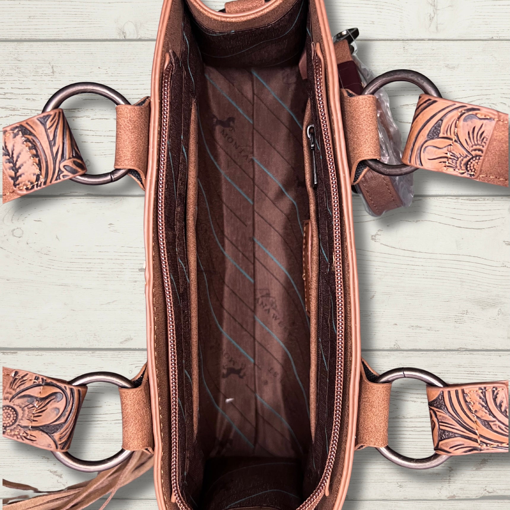 Montana West Western Fringe Concho Mini Crossbody Bag