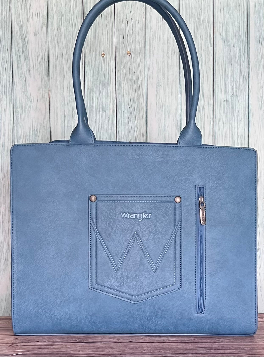 Wrangler Horseshoe Cutout Carry-All Large Tote Bag