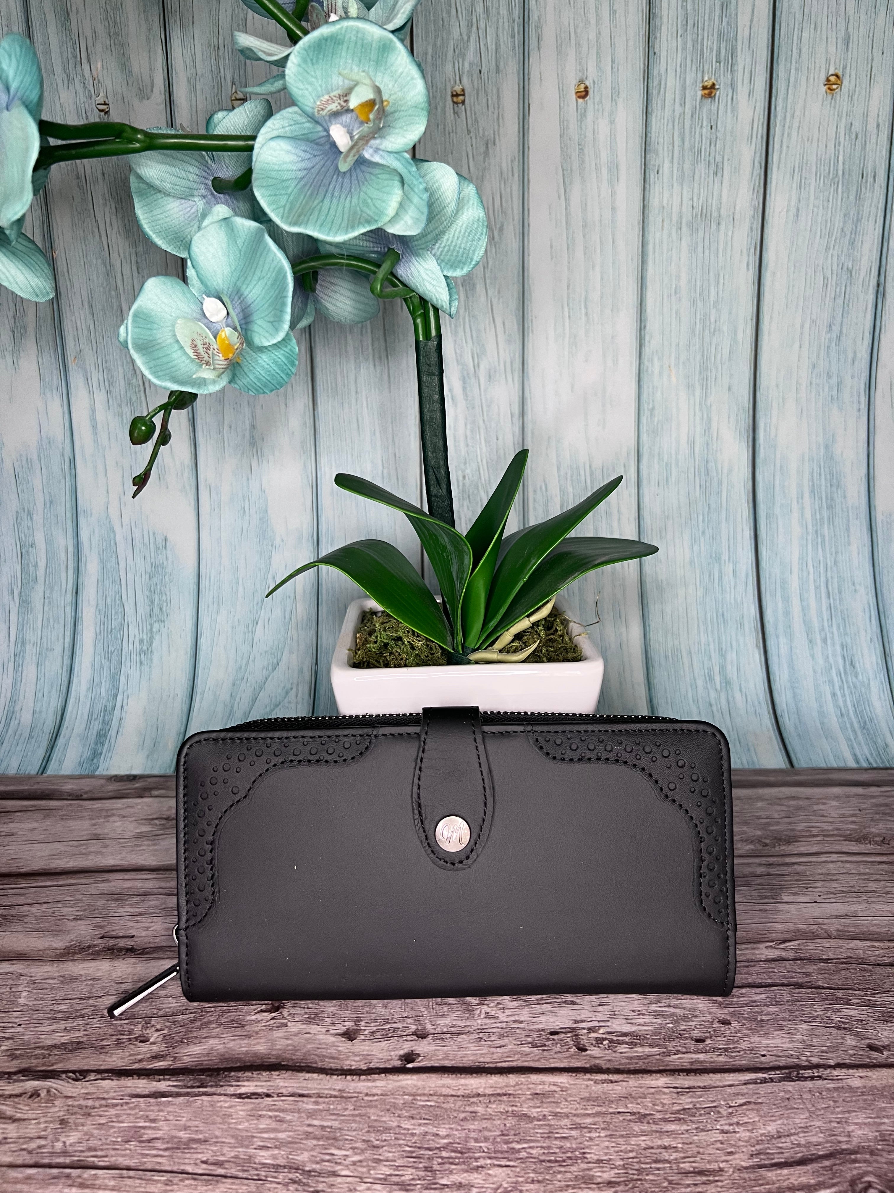 Montana West Genuine Leather Bi-Fold RFID Protected Wallet