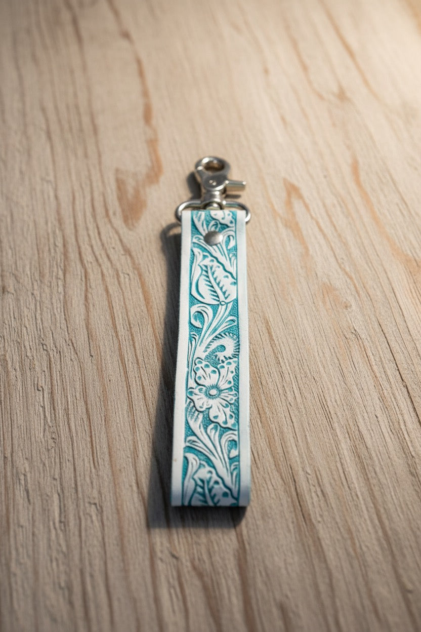 Tampico Trails Key Fob in Turquoise