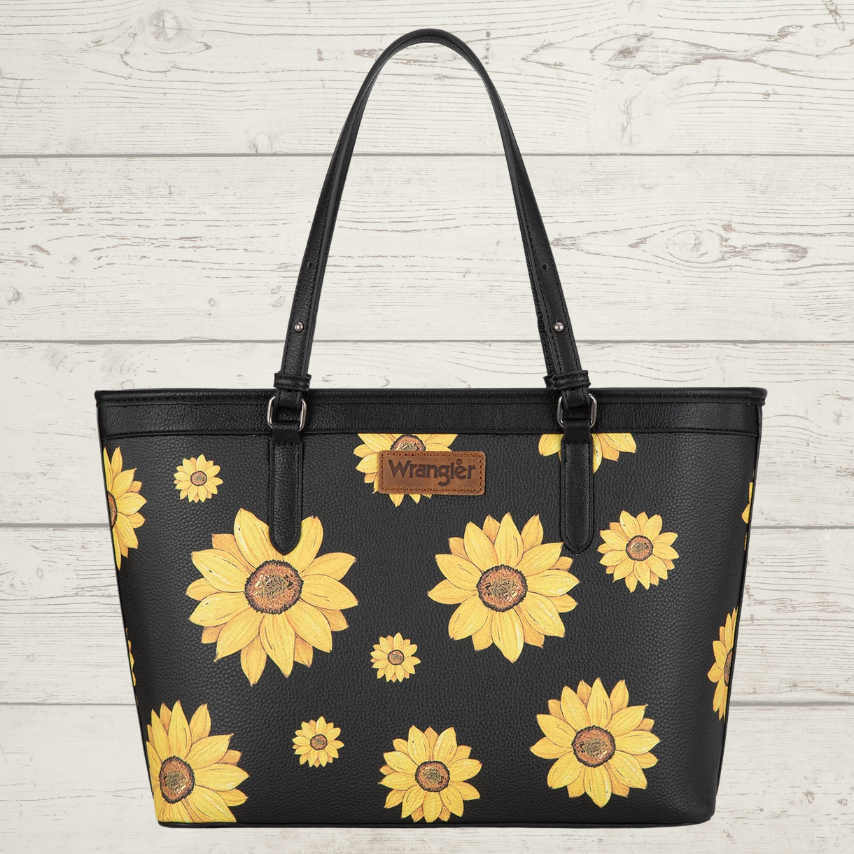 Wrangler Sunflower Tote Bag - Black