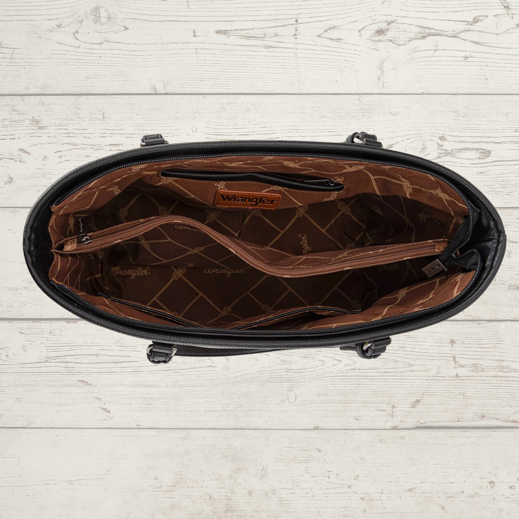 Wrangler Sunflower Tote Bag - Black