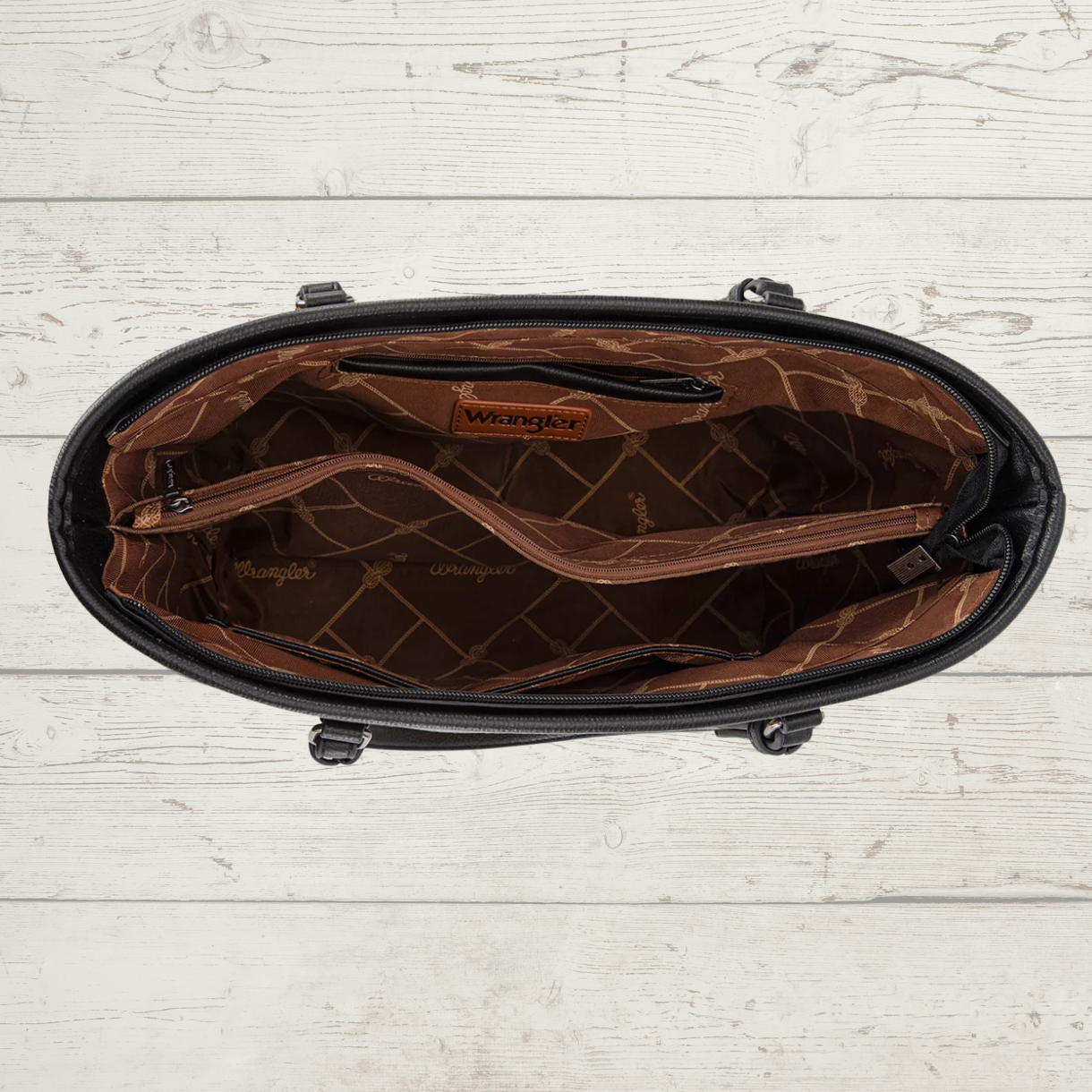 Wrangler Sunflower Tote Bag - Black