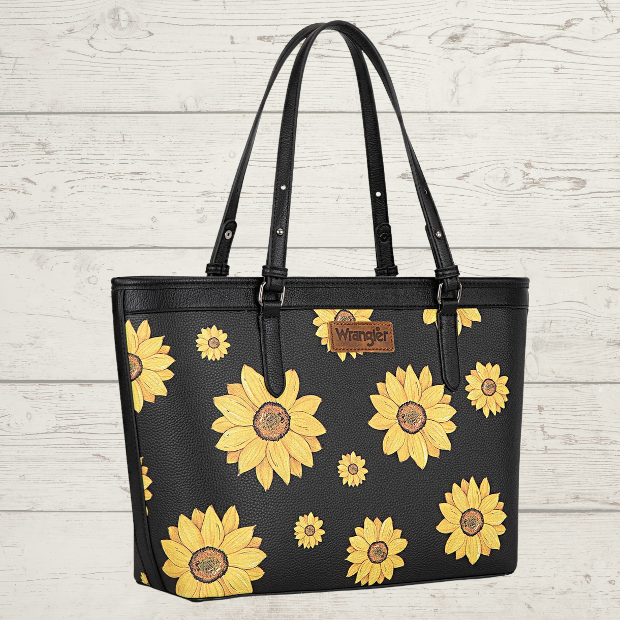 Wrangler Sunflower Tote Bag - Black