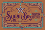 Sugar Bees Logo with Western Border